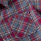 thumbnail image 5 of Camisas de manga corta con botones para niños, camisa a cuadros estilo búfalo para niños pequeños con bolsillo, camisa de vestir de uniforme escolar, 5 of 8