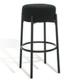 thumbnail image 6 of SAFAVIEH Couture Paisleigh Round Backless Bar Stool, Black, 6 of 11