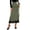 Army Green, variant on Silk Satin Skirts for Women High Waist Polka Dots Lace Hem Elegant Dressy Casual Midi Skirt Office Work Skirt