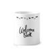 thumbnail image 1 of Bienvenido de nuevo cita Taza de cepillo de dientes, 1 of 3