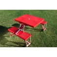 thumbnail image 5 of Picnic Time Red Folding Picnic Table, 5 of 11