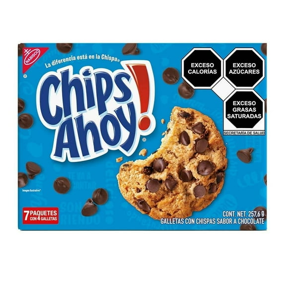 Galletas Chips Ahoy! con chispas sabor chocolate 257.6 g