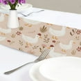 thumbnail image 4 of Yayeee Table Runner 70 inches Long for Home Kitchen Rectangle Dining Table Holiday Party Decoration, Cartoon Goose Pattern, 4 of 7