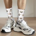 thumbnail image 6 of Logiee Pugs Print Adult Socks for Men & Women,Calf Socks, Ankle Socks,Boots Socks,Breathable Casual Sock,Unisex Crew Socks, 6 of 6