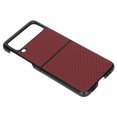 thumbnail image 3 of Carbon Fiber Pattern Protective Shellfor Z Flip,Carbon Fiber Pattern Folding Cell Phone Casefor Samsung Galaxy Z Flip Carbon Fiber Pattern Phone Casefor Z Flip Built for Professionals, 3 of 14