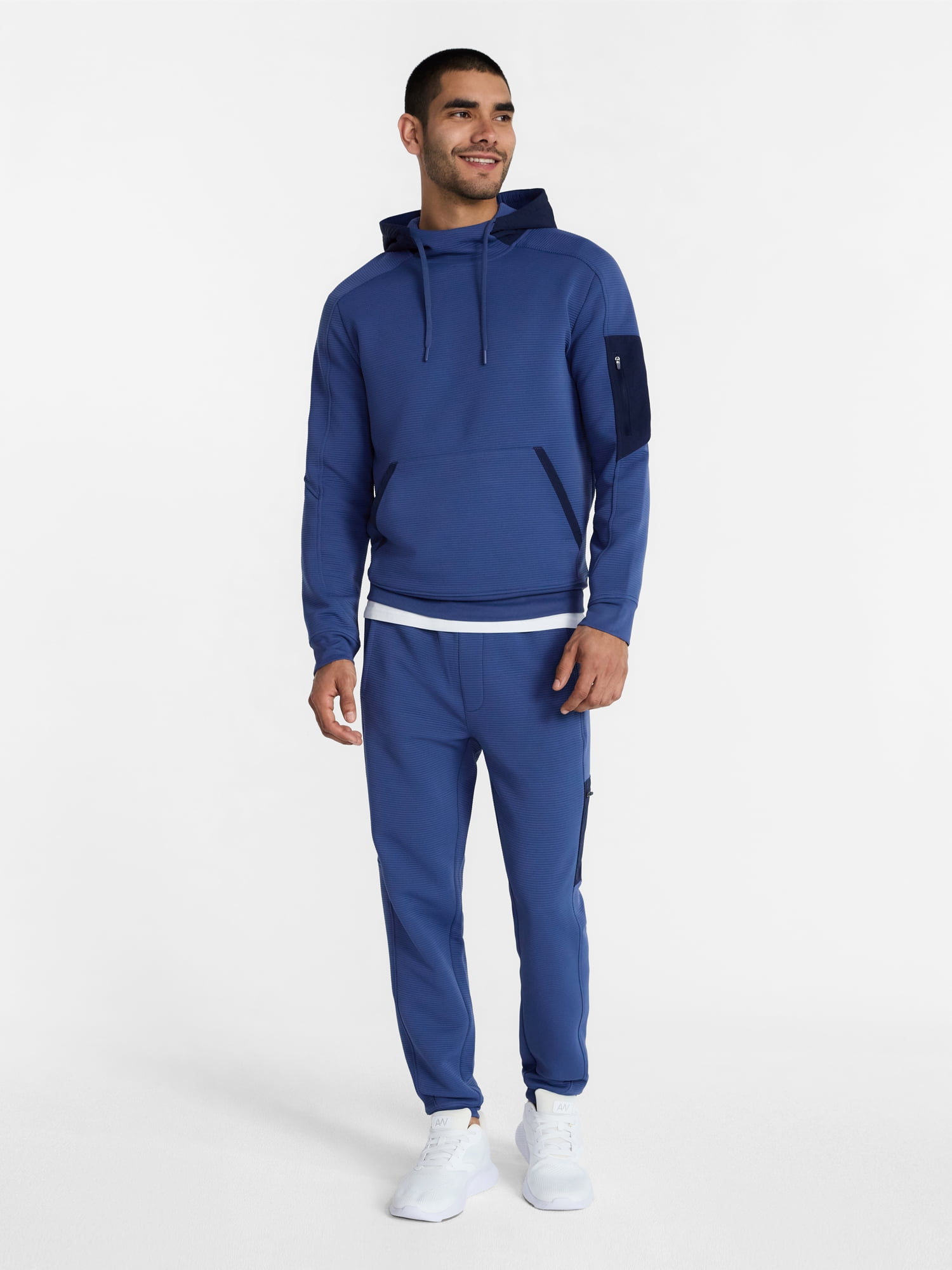 Athletic Works Men's and Big Men's Mix Media Joggers, Size S-4XL