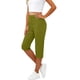 thumbnail image 3 of TaTaai Women's 7/8 Length Cargo Pants Straight Leg Water-Resistant Casual Pants with Button Detail and Functional Pockets for Hiking and Utility Wear Gift, 3 of 7