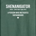 thumbnail image 3 of Instant Message - Shenanigator Definition - Women's Lightweight French Terry Long Sleeve Shirt, 3 of 6