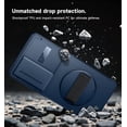 thumbnail image 5 of Suritch Phone Case for Samsung Galaxy S25 Ultra with 360° Rotatable Hand Strap Grip, Invisible Kickstand and Slide Camera Cover, Rugged Shockproof Protective Cover, Blue, 5 of 9
