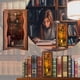 thumbnail image 1 of Kit de construcción de rompecabezas, kit de rincón de libros de bricolaje, kit de construcción de libros de madera, kit de rincón de libros de bricolaje, valor excepcional, 1 of 9