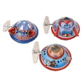 thumbnail image 1 of Wind Up Toy, 3pcs Iron Wind Up Spacecraft Toy Portable Small  for Christmas, 1 of 8