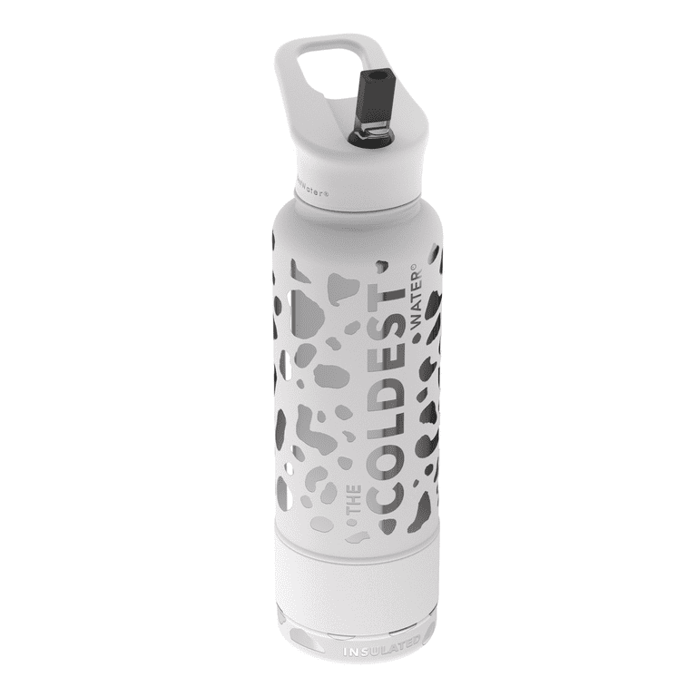 Simple Modern Leopard Water Bottle with Straw Lid Vacuum Insulated  Stainless Steel Metal Thermos Bottles | Reusable Leak Proof BPA-Free Flask  for