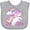 AC-Heather Grey, variant on Inktastic Big Sister Unicorn Girls Baby Bib