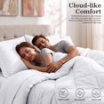 thumbnail image 2 of Utopia Bedding Queen Comforter Set, Bed in a Bag 7 Piece, White Diamond Quilted Bedding Set, Microfiber Fill, Comforter, Flat Sheet, Fitted Sheet, Pillowcase, Pillow Shams, Machine Washable, 2 of 4