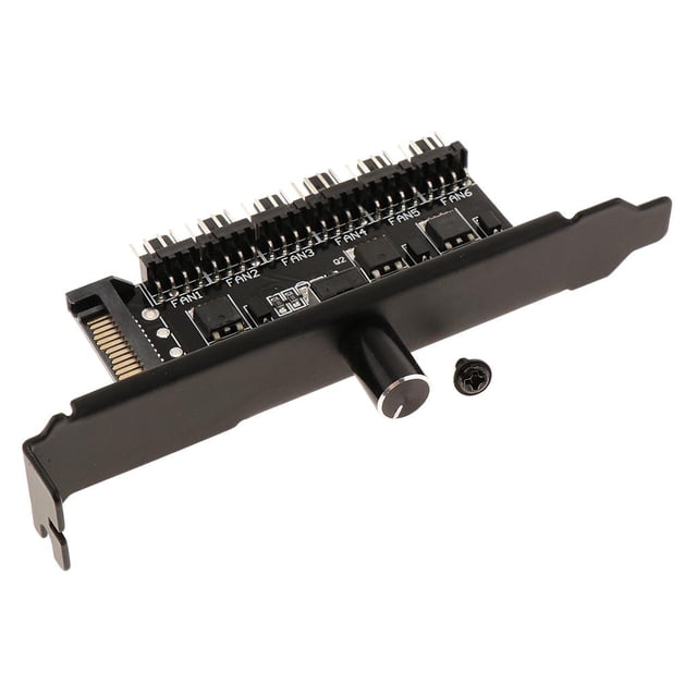 Controlador de velocidad de enfriamiento de 6 canales Sunnimix para computadora PC