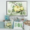 thumbnail image 3 of Designart 'Ancient Green Appels' Farmhouse Framed Art Print, 3 of 4