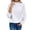 White, variant on Shirts for Women, Women's Quilted Mock Neck Sweatshirts Button Detail Long Sleeve Textured Casual Loose Fashion Fall Pullover Tops