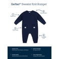 thumbnail image 6 of Gerber Baby Boy or Girl Unisex Sweater Knit Romper, Sizes 0/3-24 Months, 6 of 6