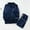 Dark Blue, variant on Womens Flannel Pajamas Sets Fleece Pajamas Comfy Sets Long Sleeve Button Down 2 Piece Fluffy Pajama Pants Warm Womens Winter Pajamas Women'S Pajama Sets