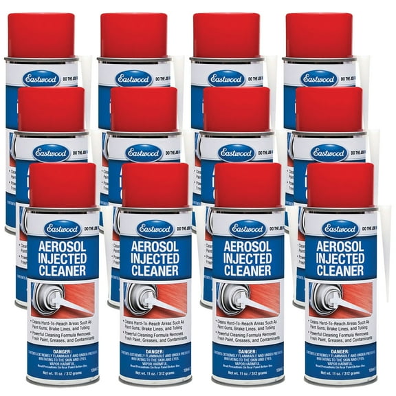 Eastwood Aerosol Injected Cleaner Penetrate Hard to Reach Places 11 oz 12 Pack