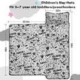 thumbnail image 5 of Halloween Doodle Halloween Elements Toddler Nap Mats for Kids Preschool,59"x22" Sleeping Mat Bag or Kids,Toddler Sleeping Bag,Toddler Nap Mat or Daycare, 5 of 6