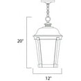 thumbnail image 2 of Maxim Lighting - One Light Outdoor Hanging Lantern - Dover EE - 1 Light Outdoor, 2 of 2