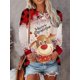 thumbnail image 1 of Navidad Mujer Manga larga Otoño Y2k Harajuku Ropa de calle Ropa casual diaria Patrón de alce de mujer grande, 1 of 4