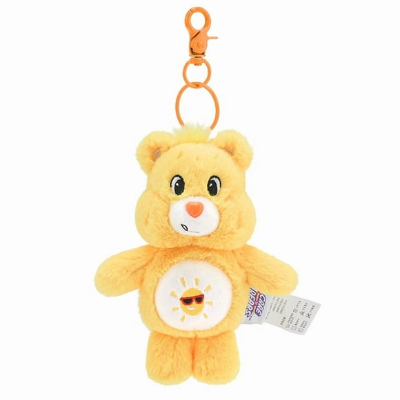 Care Bears Heart Bear Plush Pendant Toy - Cute Kids Birthday Gift (yellow,5.9inch)