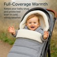 thumbnail image 4 of Saco para carriola de invierno – Funda universal para carriola para clima frío, compatible con UPPAbaby Vista V2 / V3 / Vista/Cruz/Cruz V2 / RumbleSeat/Ridge/Minu – Bols, 4 of 7