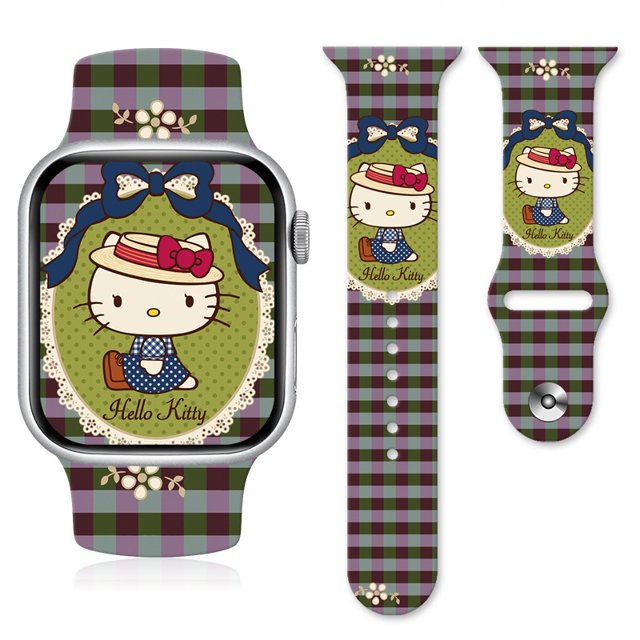 Sanrio Hello kitty Printed Strap for Apple S8765432SE Generation Full Series Apple Watch