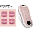 thumbnail image 7 of Key Fob Cover Compatible with Porsche Panamera Cayenne Taycan 911 Carrera 2017-2025 Keychain Case Holder Protector,new style-4-btn-pink, 7 of 7