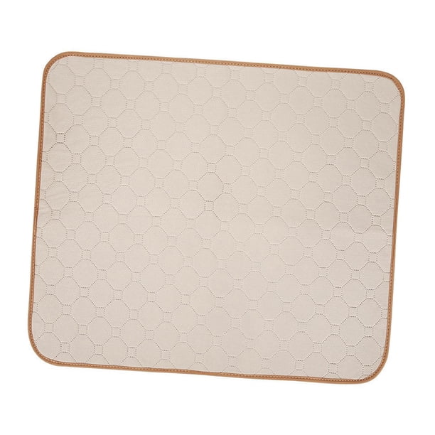 Almohadilla de entrenamiento para perros, tapete para jaula, pañales, suave, a prueba de fugas, almohadilla para orina, cama reutilizable 60cmx47cm