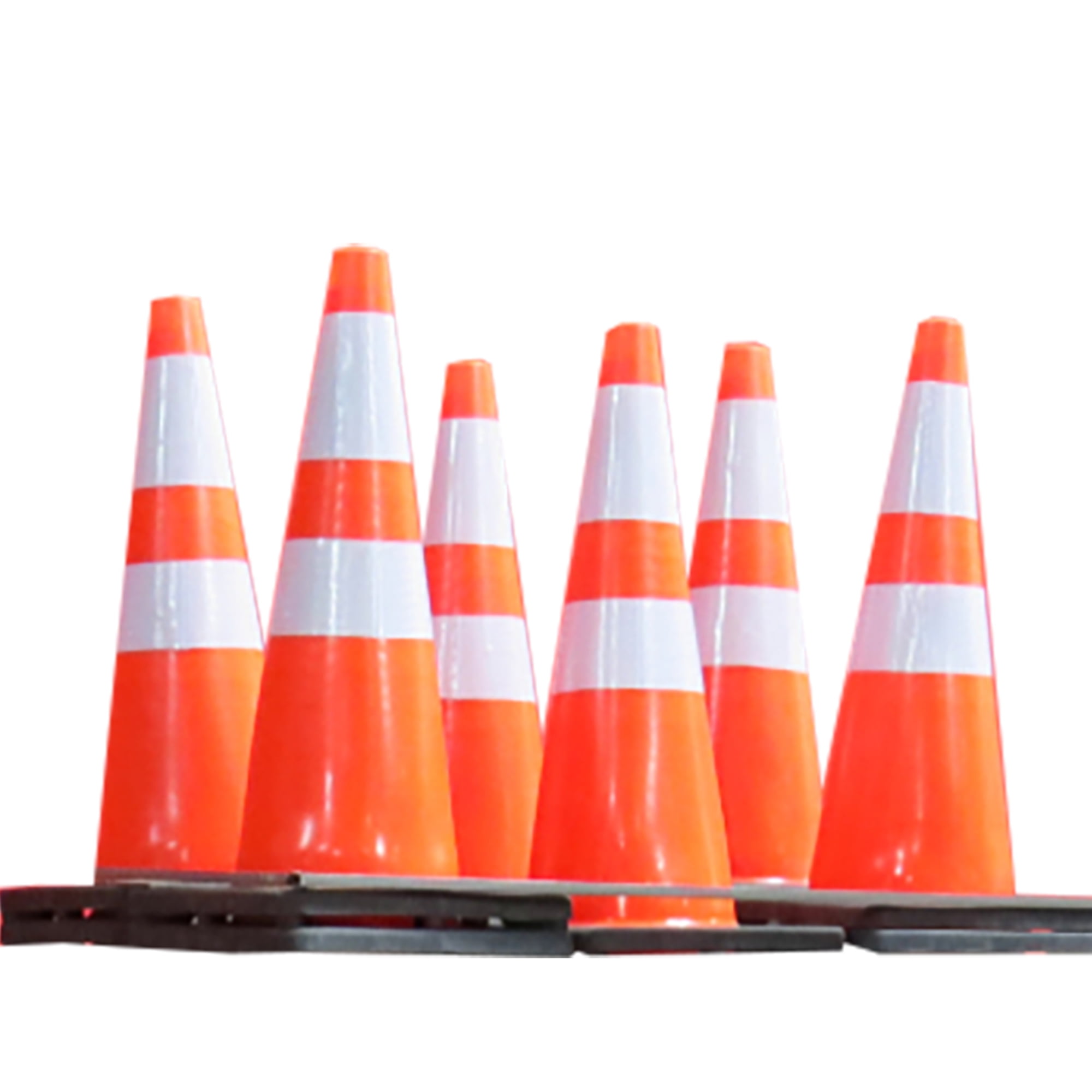 Chery Industrial Safety Cones, 28" Traffic Cones PVC Orange