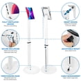 thumbnail image 2 of Mount-It! Universal Tablet Floor Stand (Universal Kiosk) White (MI-3788W), 2 of 7