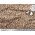 thumbnail image 2 of Soimoi Poly Georgette Fabric Floral & Moroccan Damask Print Sewing Fabric Yard 52 Inch Wide, 2 of 3