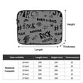 thumbnail image 3 of Rock Star 17 inch Portable Laptop Sleeve Compatible with MacBook Air Notebook Computer Case for Men Women College School Students, 3 of 7
