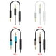 thumbnail image 2 of Matsuzay Cable Computadora Auriculares Manos libres Llamada telefónica Control de cable Cable de audio de 3,5 mm Teléfono y Comunicación plata, 2 of 6