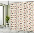 thumbnail image 5 of Ambesonne Swimming Shower Curtain, Retro Design Swimsuits, 69"Wx75"L, Pale Eggshell Multicolor, 5 of 5