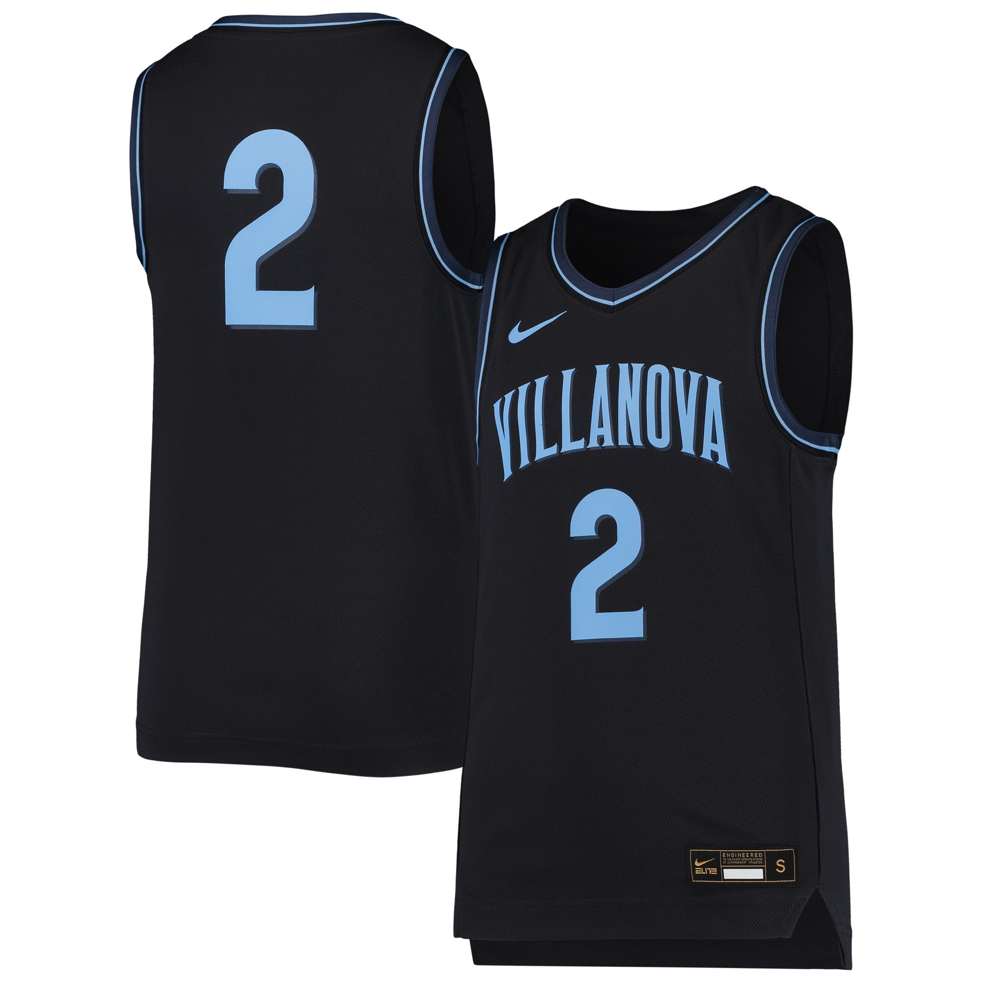 #2 Villanova Wildcats Nike Youth Team Replica Basketball Player Jersey - Navy - Walmart.com ...
