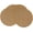 Brown, variant on Knubmt Set of 4 Round Placemats 15" Woven Place Mats Washable Non Slip Table Mats for Dining Table