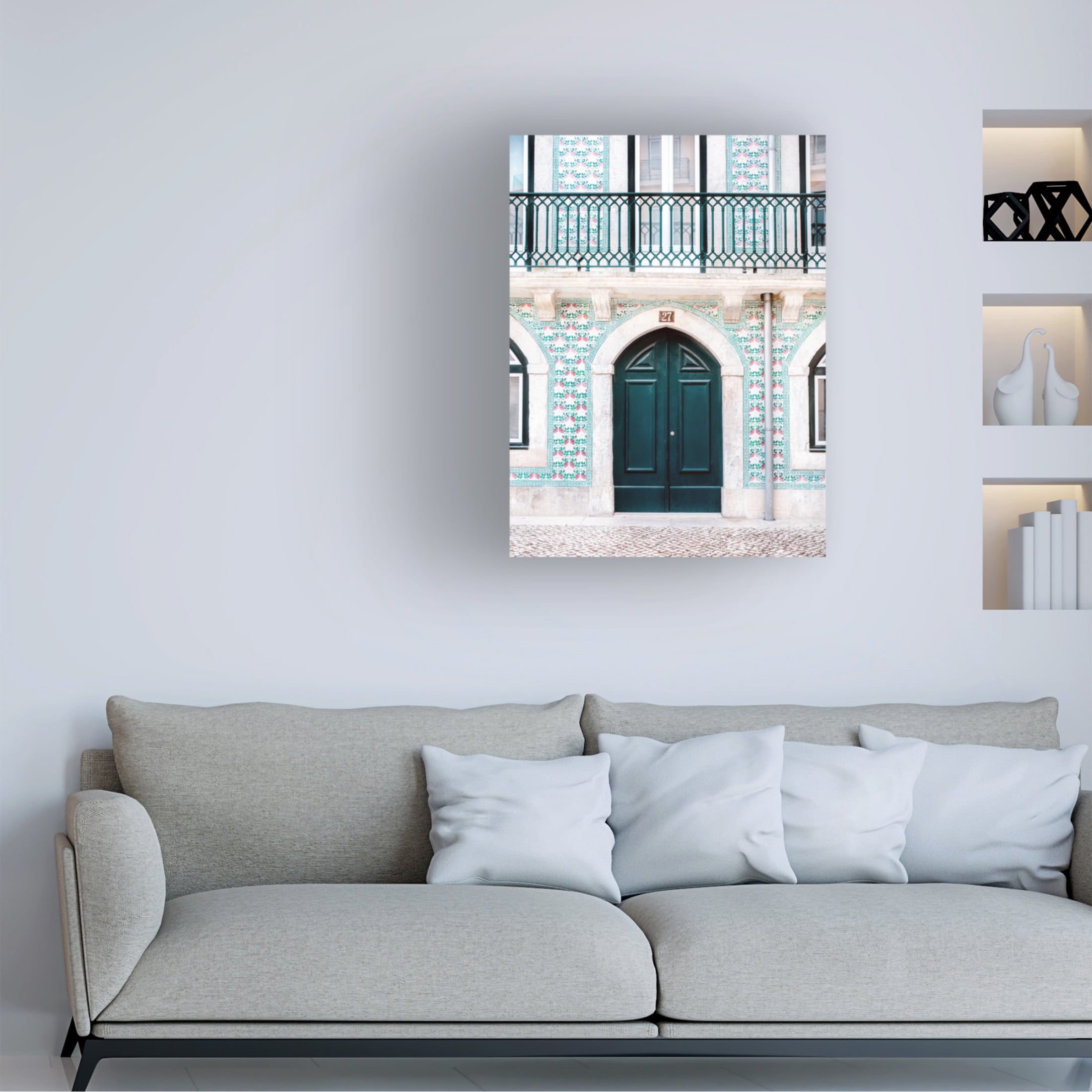 Trademark Fine Art Raisa Zwart Lisbon Door Canvas Wall Art
