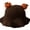 brown, variant on Knit Pumpkin Bucket Hat for Woman Floppy Color Matching Weaving Wide Brim Bucket Hat Adult Teens Halloween Fisherman Cap