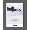 thumbnail image 4 of Vinnova Massa 60" W x 76" H Single Sliding Frameless Shower Door in Chrome, 4 of 15
