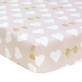 Lambs & Ivy Hello Kitty 3Piece Crib Bedding Set Pink, Gold, White