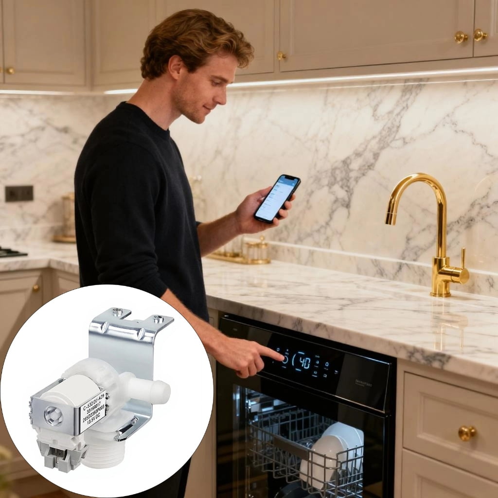 Multiple Model Dishwasher Water Gate Replacement Part Accommodates Various DW80 Series Entities Bother Complimentary Maintenance Answer