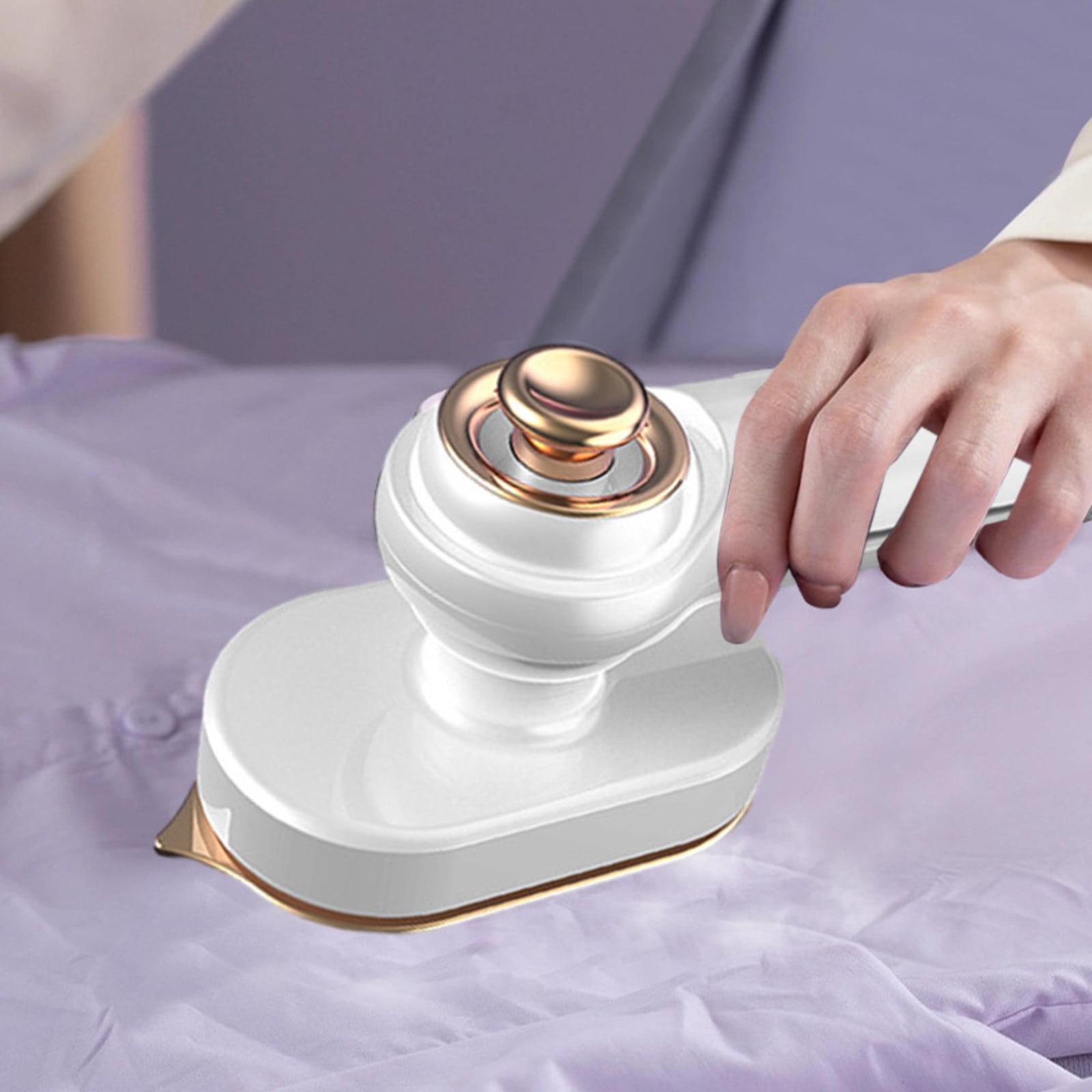 Handheld Mini Steam Iron, Portable Travel Iron with Steam Technology, Leak-Proof Design, Quick Heat-Up, Compact and Lightweight for Home and Travel Use