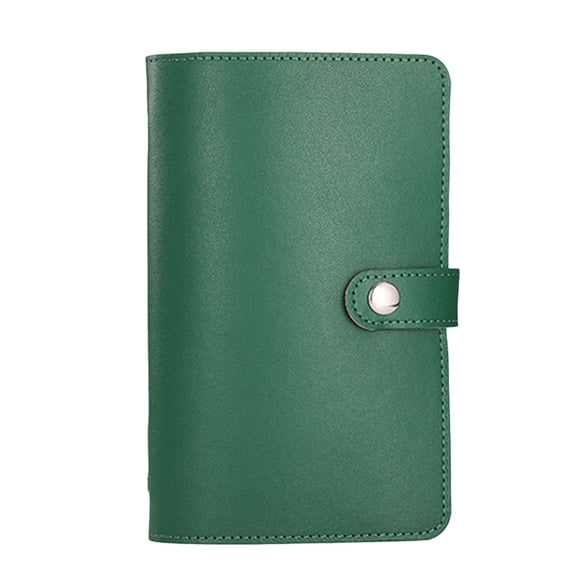 COOLHOOD 50 Pocket Currency Album 7x4.5In Leather Money Holder Banknotes Collecting Holder Paper Money Storage Book for Collector