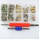 thumbnail image 2 of 104 Uds. Surtido de NúCleos de VáLvulas de Aire Acondicionado para Coche A/C AC Shrader Valve Core & Tool R134 R12 HVAC Kit de VáLvulas, 2 of 6