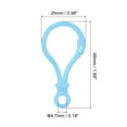 thumbnail image 2 of Plastic Lobster Clasps, Claw Snap Clip Hooks for Keychains DIY Light Blue,100Pack, 2 of 7