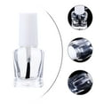 20pcs Cylindrical Empty Nail Polish Bottle Glass Nail Varnish Bottles